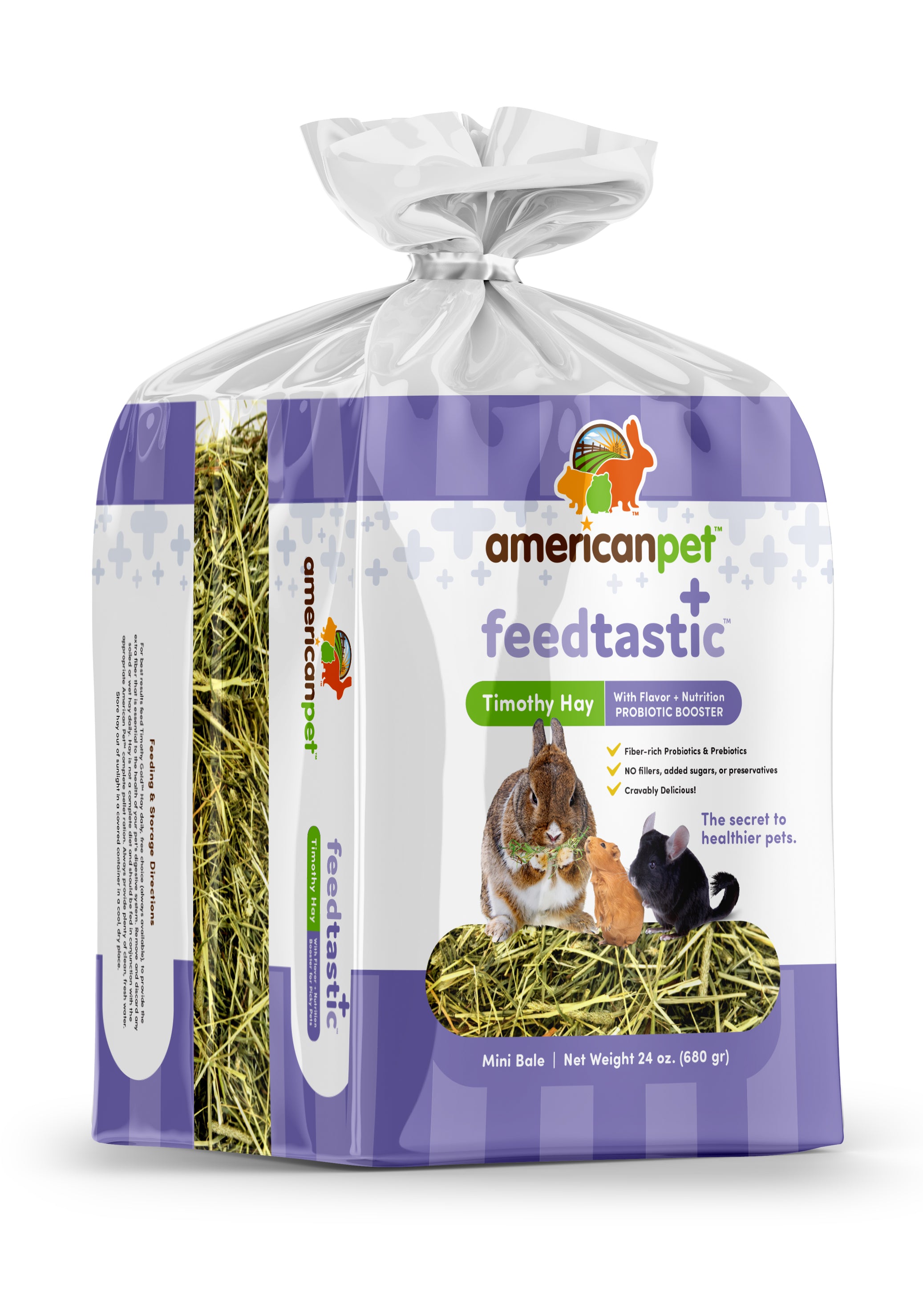 Apd American Pet Diner Feedtastic Timothy Hay 24oz680g