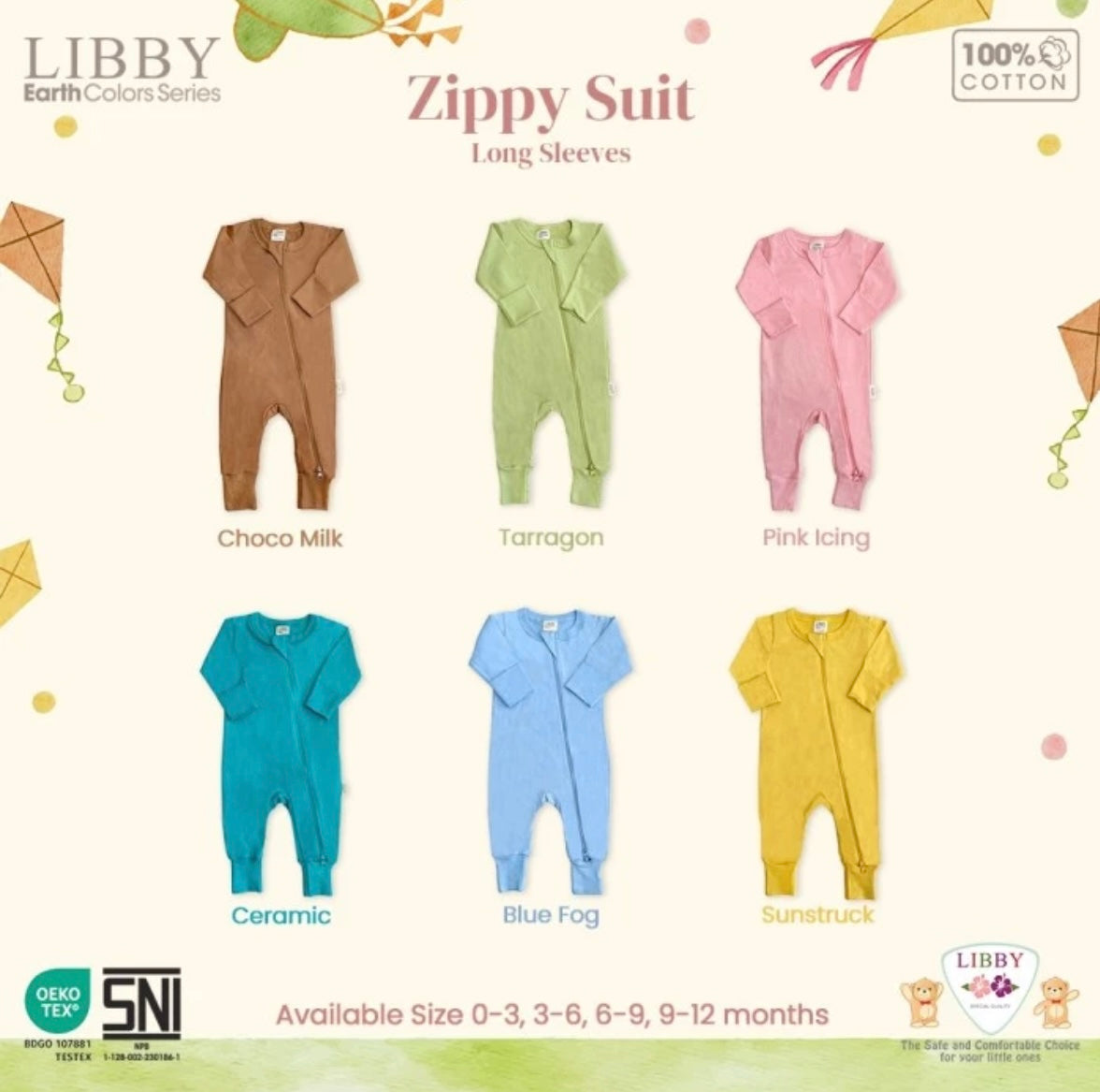 Libby Zippy Suit (Long Sleeves)