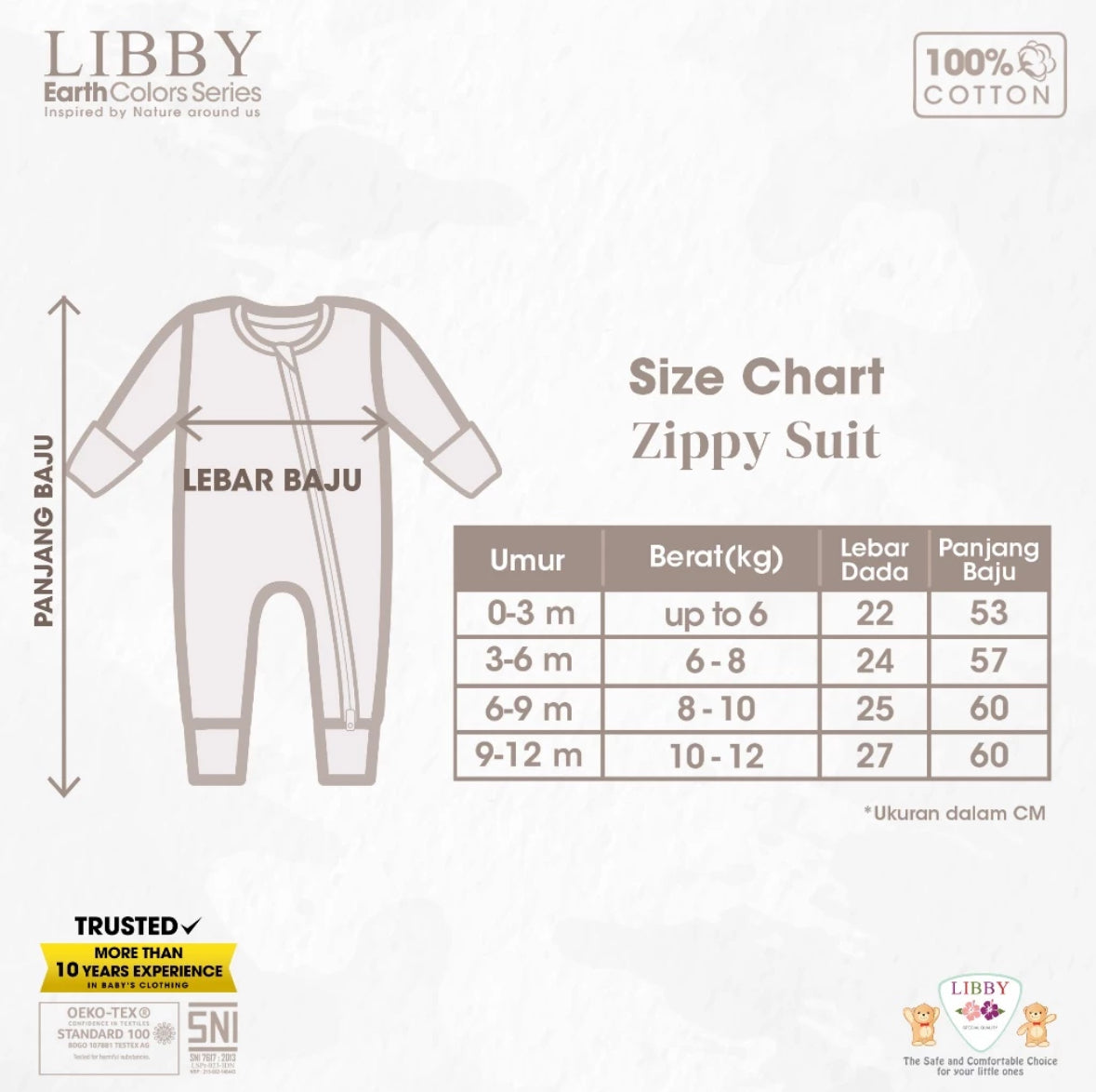 Libby Zippy Suit (Long Sleeves)