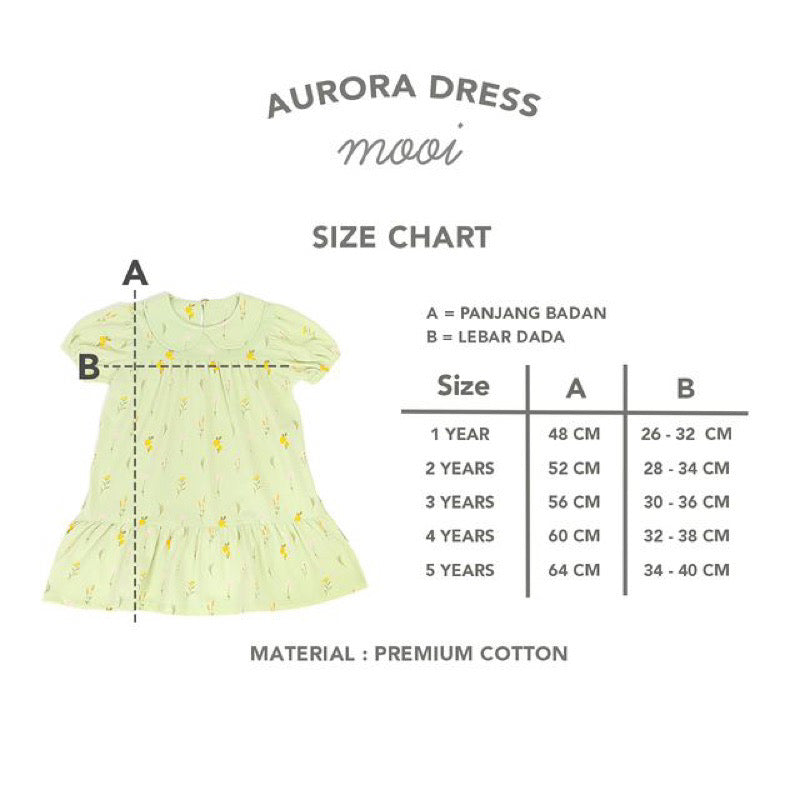 Mooi Aurora Dress (1 year)