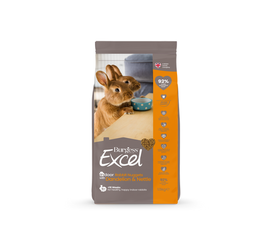 Burgess Excel Indoor Rabbit Nuggets (1.5kg)