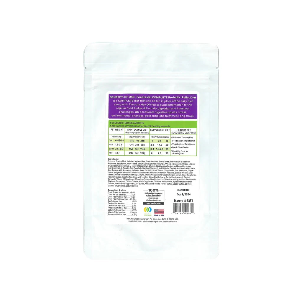 APD American Pet - Diner Feedtastic Complete Probiotic Pellet (226.8g)