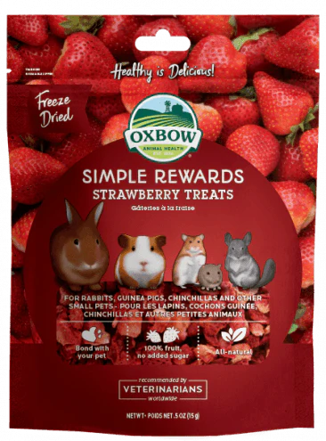 Oxbow Simple Rewards Strawberry Treats 15g