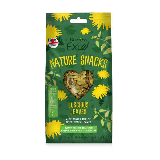 Burgess Excel Natural Snacks Luscious Leaves (75g)