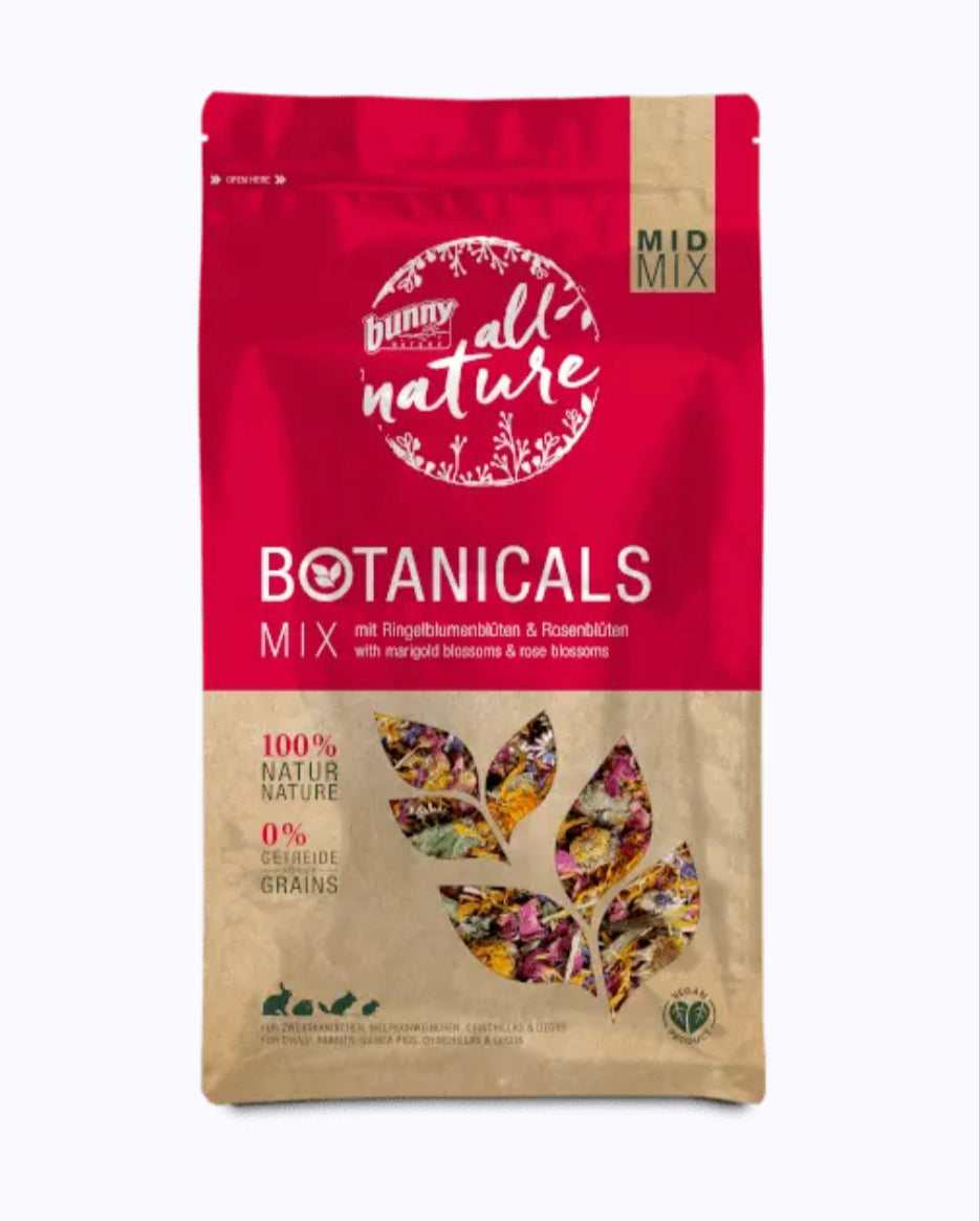 Bunny Nature Botanicals Mid Mix Marigold Blossoms & Rose Blossoms (130g)