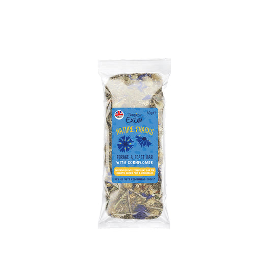 Forage & Feast Hay Bar with Cornflower (60g)