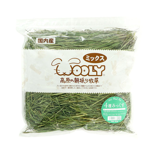 Wooly Mixed (Young) Hay 400g