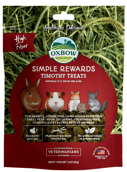 Oxbow Simple Rewards Timothy Treats 40g