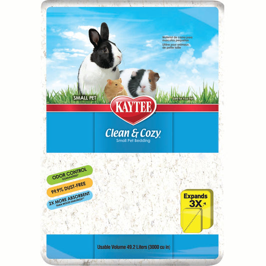 Kaytee Clean & Cozy Bedding White (49.2L)