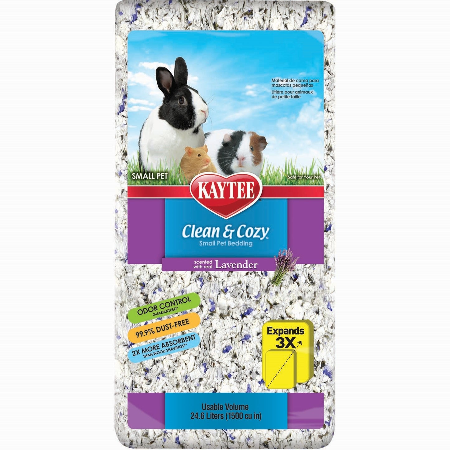 Kaytee Clean & Cozy Bedding Lavender (24.6L)